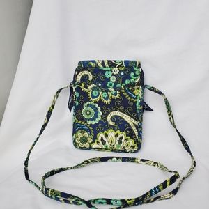Vera Bradley Green Multi Mini Hipster Crossbody